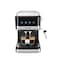 Saachi 20-Bar Espresso Coffee Maker NL-COF-7065-BK, Cappuccino &amp; Latte Machine, 1.5L Water Tank, Touch Control, Milk Frother, Cup Warmer