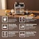 Saachi 20-Bar Espresso Coffee Maker with Built-In Grinder, 2.6L Water Tank, PID Temperature Control &amp; Milk Frothing System NL-COF-7069-ST