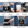 Saachi 20-Bar Espresso Coffee Maker NL-COF-7073-BK, Cappuccino &amp; Latte Machine, 1.5L Removable Water Tank, Milk Frother, Cup Warmer