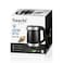 Saachi 1.8L Cordless Electric Kettle with Elegant Diamond Texture &ndash; Fast Boil, Auto &amp; Manual Shut-Off, 360&deg; Rotating Base, Concealed Heating Element &amp; Overheat Protection NL-KT-7762-BK