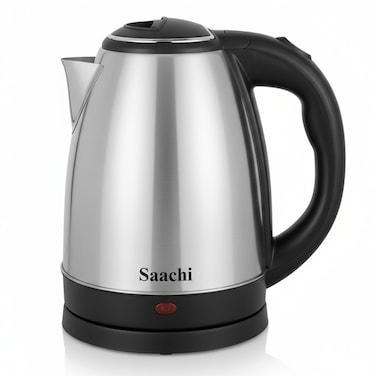 Saachi 1.8L Stainless Steel Electric Kettle &ndash; Rapid Boil, Auto Shut-Off, Dry-Boil Protection &amp; 360&deg; Rotating Base NL-KT-7767-BK