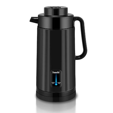 Saachi 3.0L Stainless Steel Electric Kettle with Smart Chip, Auto Boil &amp; 10-Hour Keep Warm NL-KT-7771-BK



