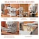 Saachi&nbsp;19-Bar Espresso Coffee Maker with Built-In Grinder, 2L Water Tank, Thermoblock Heating &amp; Milk Frothing System &ndash; NL-COF-7066CG-WH