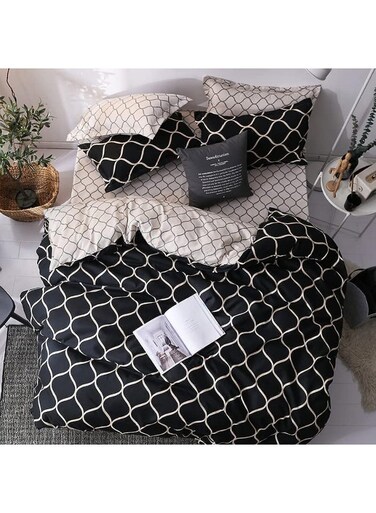 Home Luxurious All-Season Comforter Set - Soft, Cozy, and Elegant, Include 1 Comforter, 1 Fitted Sheet, 4 Pillow Covers (SS04, Single Size 160&Atilde;&mdash;210)