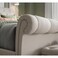Tranquil Twist Tufted Upholstered Large Twin Size Bed (140 X 190 CM) Off White Color