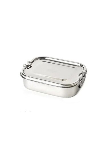 Stainless Steel Tiffin Lunch Box Rectangle Medium
