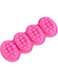 Blythornix Cake Mold Silicone, 4 Cavities Massage Bar, Cake Making Supplies Chocolate Mould Bakeware Baking Tool Pink