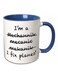 I'm A Mechanic Printed Coffee Mug Blue/White/Black