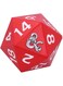 Nemesis Now Officially Licensed Dungeons &amp; Dragons D20 Dice Storage Box, Red, 13.5cm B5602T1