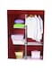 Stylish Cloth Cupboards Durable Storage Solutions for Organizing Clothes Shoes and Accessories Perfect for Home Dorms and Small Spaces (105x45x158)