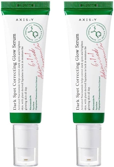 Axis-Y Dark Spot Correcting Glow Serum 50ml / 1.69 fl. oz, Korean Skincare,Brightening Serum, Dark Spot Treatment, Hyperpigmentation Treatment (Pack of 2)