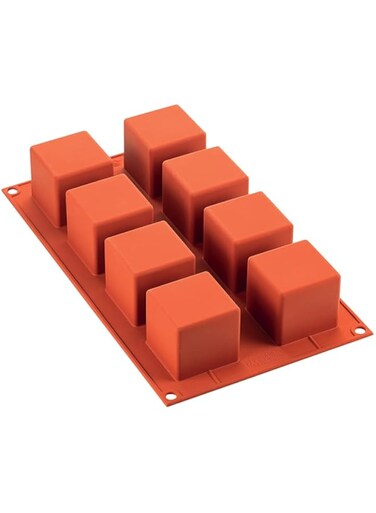SILIKOMART - SF104 - Silicone Cube Cake Mould 50x50 h 50 mm