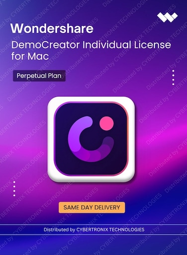 Wondershare DemoCreator Business License for Mac   Perpetual Plan   Digital License   Same Day Delivery