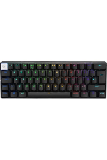 لوحة مفاتيح الألعاب اللاسلكية Logitech Pro X 60 Lightspeed (لمسية) أسود