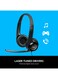Logitech H390 Wired Headset, Stereo Headphones With Noise-Cancelling Microphone, USB, In-Line Controls, PC/Mac/Laptop Black