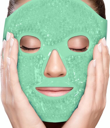 Marrkhor Face Cooling Mask Gel Face Mask for Treating Dark Circles, Migraine, Feather Touch Soft on face, Gentle face touch