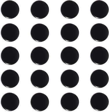 Marrkhor Fridge Magnets, 20 Pieces Powerful Magnets Magnetic Whiteboard Magnets Small Fridge Magnets Magnets for Whiteboard Magnetic Mini Round Magnets for Refrigerator, Office, School