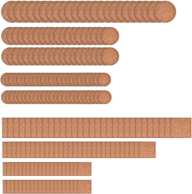 Marrkhor Felt Floor Pads Premium Adhesive Felt Furniture Pads 100 Piece - Protects Hardwood Floors Dark Brown