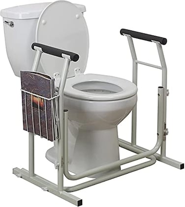 Marrkhor Stand Alone Portable Bathroom Toilet Safety Handrail For Elderly, Handicap