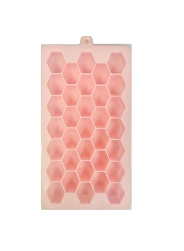 Marrkhor Silicone Ice Tray With Removable Lid Easy-Release Flexible Ice Cube Molds 33 Cubes Per Tray For Cocktail, Baby Food, Chocolate