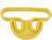 Marrkhor 2 Pcs Yellow Plastic Portable Shopping Bag Hanger Hook Holder