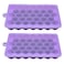 Marrkhor 3-Piece Silicone Ice Tray Mold With Removable Lid
