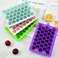 Marrkhor 4-Piece Silicone Ice Tray Mold With Removable Lid
