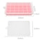 Marrkhor 4-Piece Silicone Ice Tray Mold With Removable Lid
