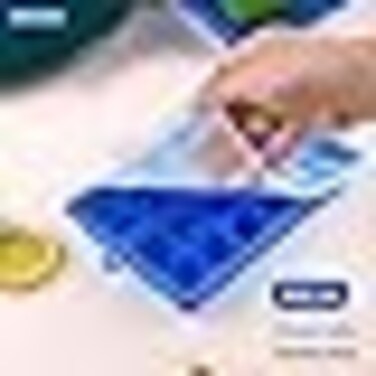 Marrkhor Ice Cube Tray with Lid&nbsp;(Pack of 3) multicolor