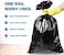 Marrkhor 25-Piece Garbage Bags, Large Trash Bags Black Plastic Bag,Trash Can Bags, For Kitchen, Home