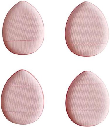 Marrkhor 4-Piece Finger Makeup Powder Puff, Multi-Use Soft Cosmetic Sponge, Great for Concealer, Foundation, Setting Powder