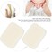 Marrkhor 4-Piece Face Cleansing Sponge, Portable Makeup Remover Sponge Pad Soft Dust Wash Face Sponges for Dead Skin Exfoliation