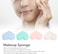 Marrkhor 8-Piece Heart Shaped Beauty Makeup Sponge Facial Makeup Blender Puff Cosmetic Tool, for Home, Gift Multicolor