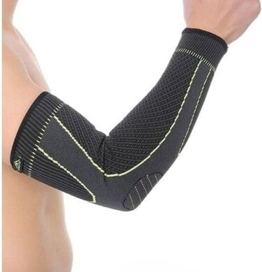 Marrkhor 1-Piece Elbow Support, Reversible Neoprene Support Wrap for Arthritis Pain Relief, Tendonitis, Sports Injury Recovery