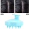 Marrkhor 1-Piece Hair Shampoo Brush Silicone Head Scalp Scrubber Massager for Hair Care Dandruff Remove Hair Growth