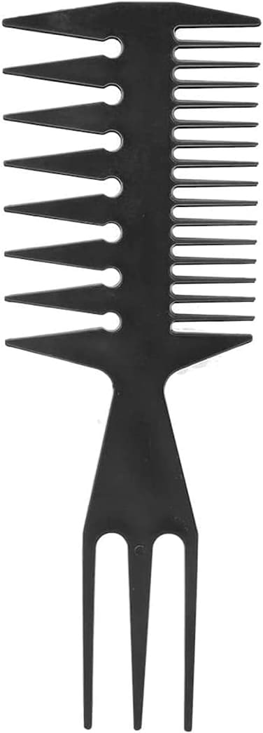 Marrkhor 2-Piece Hair Comb Styling Set Double Side Tail Combs, Pick Barber Wide Tooth Comb for Men Women Beard Hair Stylist Tools
