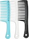 Marrkhor 2-Piece Wide Tooth Detangling Combs, Durable Styling Brush for Curly, Long and Wet Hair Types, Professional Hair Care, Wet Hair in all Types Multicolor