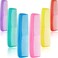 Marrkhor 6-Piece Colorful Hair Combs, Plastic Hair Combs Set Two End Fine Tooth Comb Mini Small Row Comb Hairstyling Comb for Women and Men, Colorful Coarse, Fine Dressing Comb