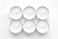 Markhor 100-Piece Tea Lights Candles, White Smokeless Dripless Long Lasting Tea Light Candles, Tea Candles for Weddings Party, Home Decorative Tea Lights