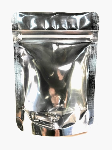 Marrkhor 24-Piece Silver Zip Lock Food Storage Pouches Small Size