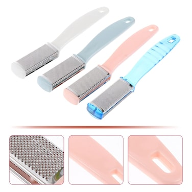 Marrkhor 2-Piece Pedicure Foot Rasp Foot File Callus Remover Dead Skin Foot Scrubber Heel Scraper Foot Scrub Care Tool for Cracked Corns Hard Skin