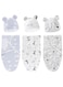 3Pcs Baby Swaddle Wrap Sleep Sacks, Adjustable Swaddling Sleep Sack, Super Soft Nursery Swaddling Blankets,Baby Sleep Sack, Baby Swaddle Blanket Wrap