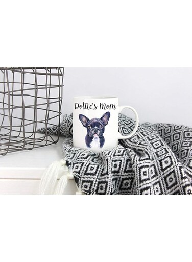 YUKE French Custom Dog Mama Coffee Mug