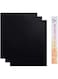 Yunfeng 3 Pack Barbecue Sheets Set Non Stick Oven Liners Teflon BBQ Mats for Charcoal Grill/Gas Grill/Electric Grills -Reusable, Heat Resistant Grill Mat for Grilling Meat, Seafood, Vegetables