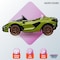 Lovely Baby Lamborghini Battery-Operated Powered Riding Car LB 6988EL for Kids, Remote-Control, Music &amp; Lights, Age 1-6 Yrs - Green