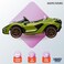 Lovely Baby Lamborghini Battery-Operated Powered Riding Car LB 6988EL for Kids, Remote-Control, Music &amp; Lights, Age 1-6 Yrs - Green