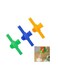 Baby COOLBABY 3Pcs Food Sealing Clip Seal Pour Snack Storage Bag Clip With A Cap Type Discharge Nozzle Food Milk Powder Preservation Sealer Kitchen