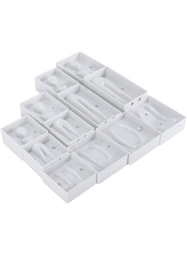 Juicemoo Body Model, Easy To Demould Resin Ornament Bpa Easy To Clean Food Grade Plastic Cake Mould for Great Gift For Friends