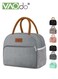 Lunch Bag Small Leakproof Lunch Tote Large Capacity Reusable Insulated Cooler Lunch Container for Work Office Picnic Travel Grey