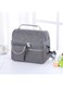 Large Portable Insulated Lunch Bag - Reusable Freezable Tote Cooler Box for School, Work, Picnic, Beach or Workout - Adjustable Shoulder Strap Lunch Bag Organizer